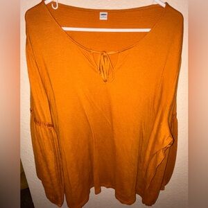 Old Navy Women's Vibrant Orange Blouse